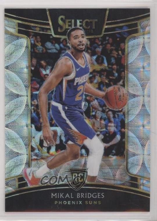 2018-19 Panini Select Concourse Scope Prizm Mikal Bridges #95 Rookie RC 3mx