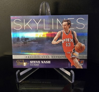 #'ed/199   STEVE NASH SP 2009-10 Panini Studio Skylines Proof Holofoil #24 HOF
