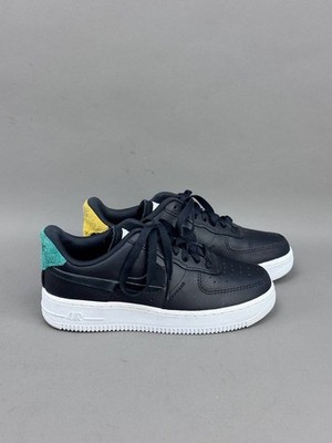 Nike Air Force 1 '07 LX Inside Out Black Womens Size 6 898889-014