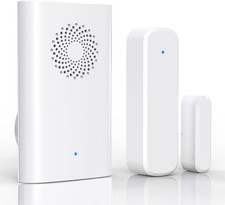 Wireless Door Sensor Chime, Door Open Alarm When Entry Business/Office/Store