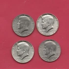 Kennedy Half Dollars 2 (40% Silver) 2 (1976) Bicentennial . circulated