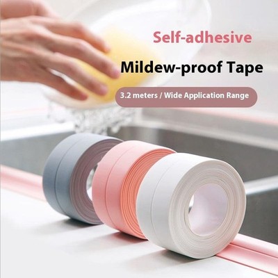1 Roll Of Kitchen Anti-mold And Waterproof Tape Moisture-proof Sink Gap Sticker