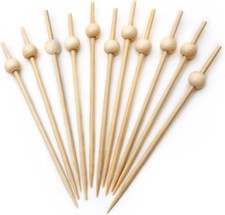 BLUE TOP 200PCS Wood Pearl Cocktail Picks for White wood pearl 200pcs
