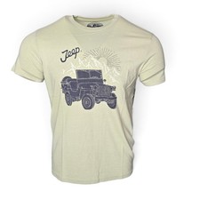 Lucky Brand X Jeep Mens Medium Graphic T-shirt Mountain Off-road Jeep Logo Tri- Lucky Brand X Jeep Mens Medium Graphic T-shirt Mountain Off-road Jeep Logo Tri-