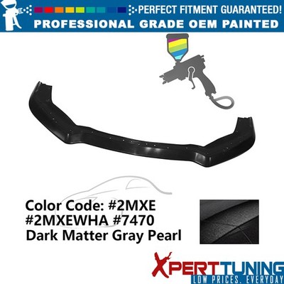 Fits 21-23 Mustang Mach 1 HP Style Front Bumper Lip #2MXE Dark Matter Gray Pearl