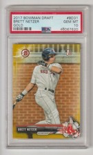 2017 Bowman Draft #BD31 Brett Netzer - Gold /50 PSA 10