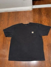 Carhartt Black T-Shirt with pocket Men’s Size L