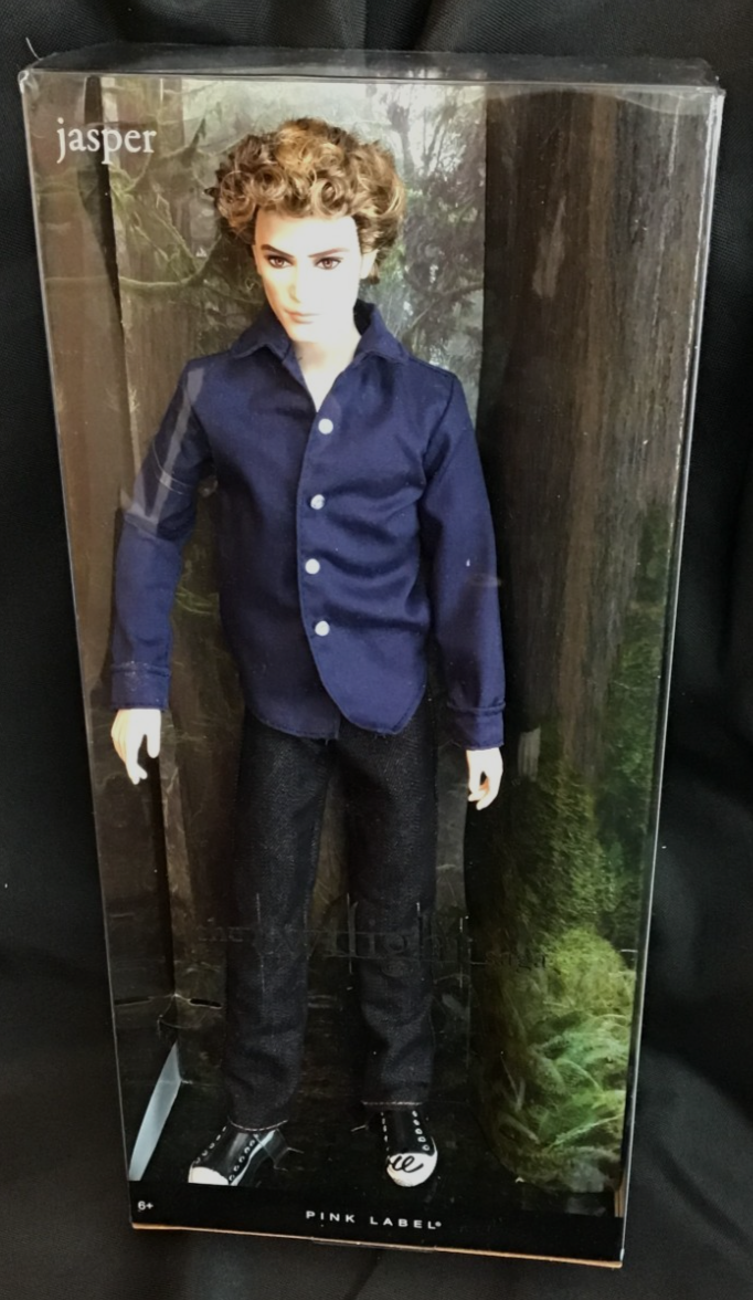 The Twilight Saga Jasper Breaking Dawn part 1 Barbie Pink Label Mattel MIB