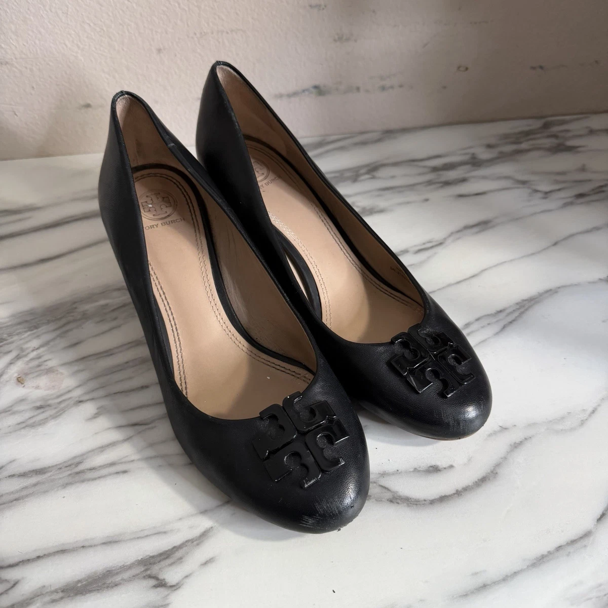 Tory Burch Black Wedge Heels for Women for sale | eBay