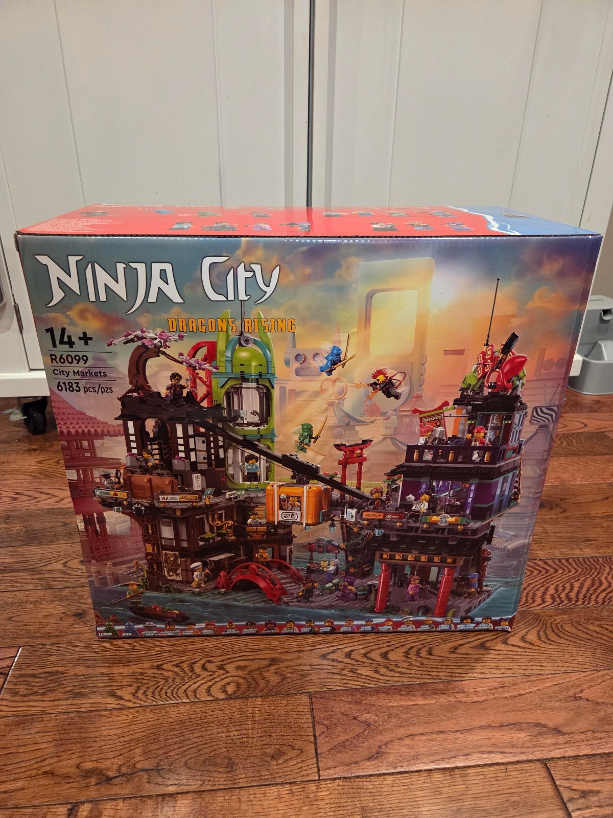6163 Pieces Ninja City Markets 71799 Building Blocks Toy Set