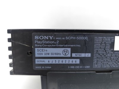 SONY PS2 Game Console SCPH-50000 NB Read US and JP Games from