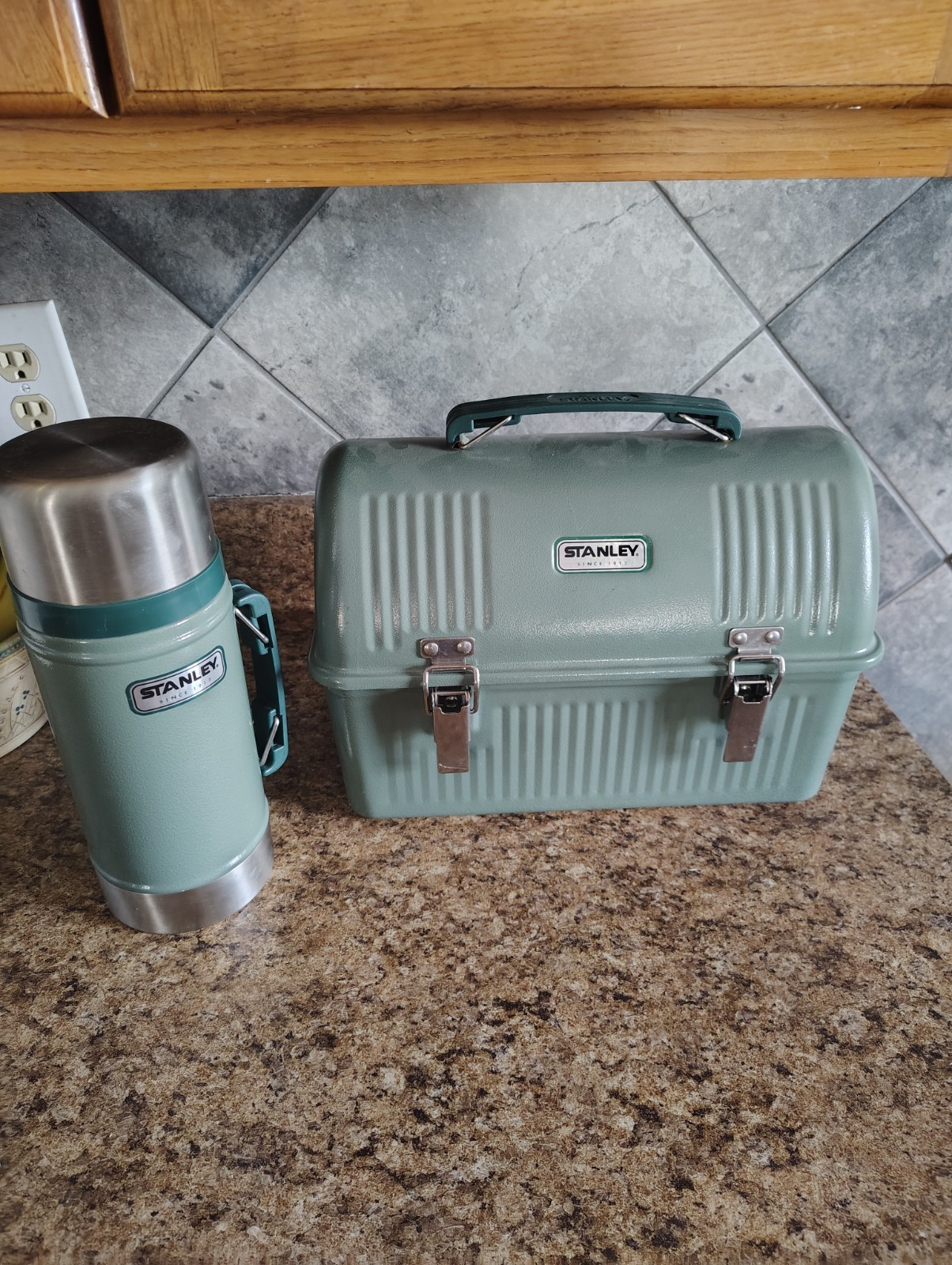 And Thermos Set - Green