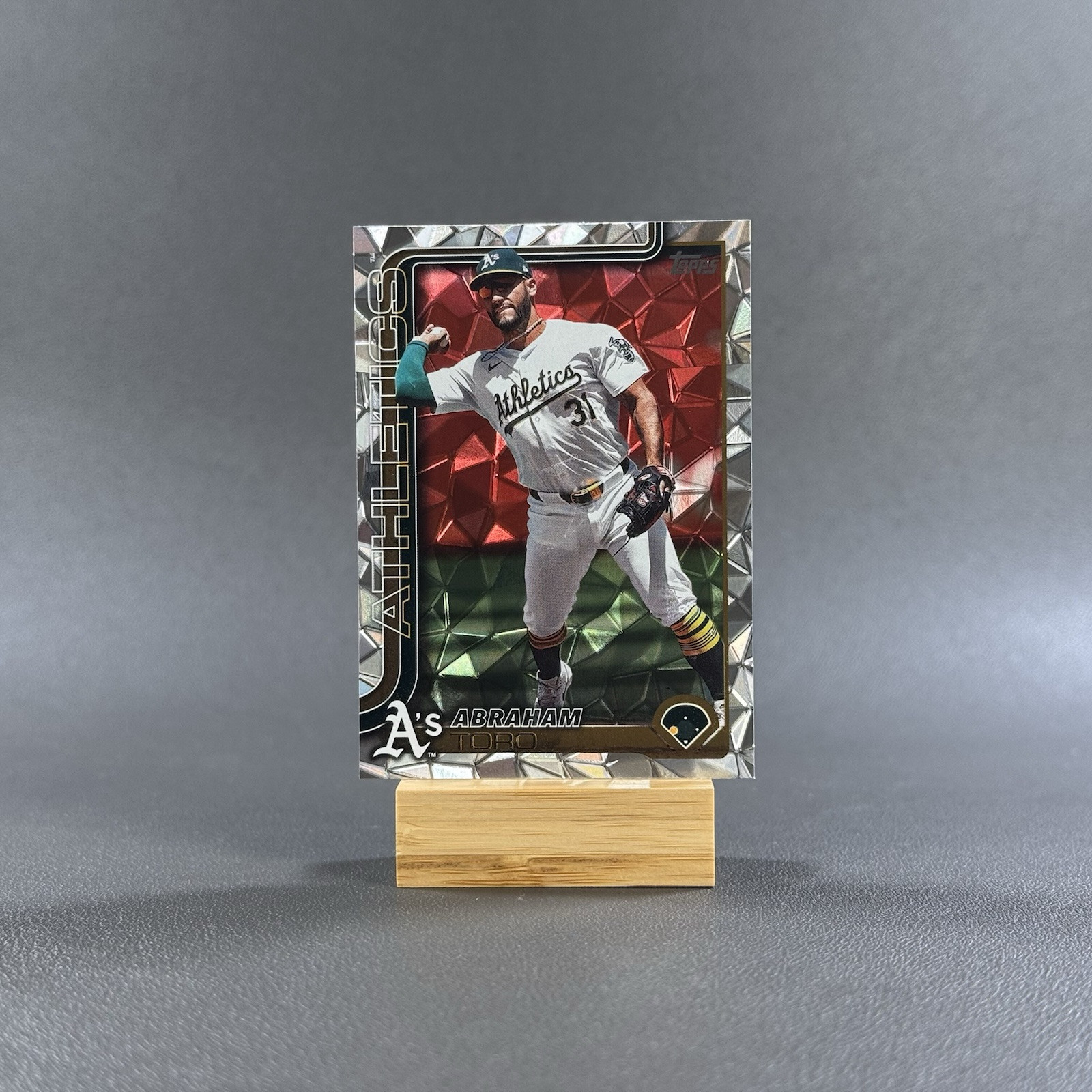 2025 Topps Series 1 Abraham Toro DIAMANTE Athletics