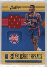 2020 Panini Absolute Memorabilia Established Threads Level 1 Joe Dumars HOF 4ns