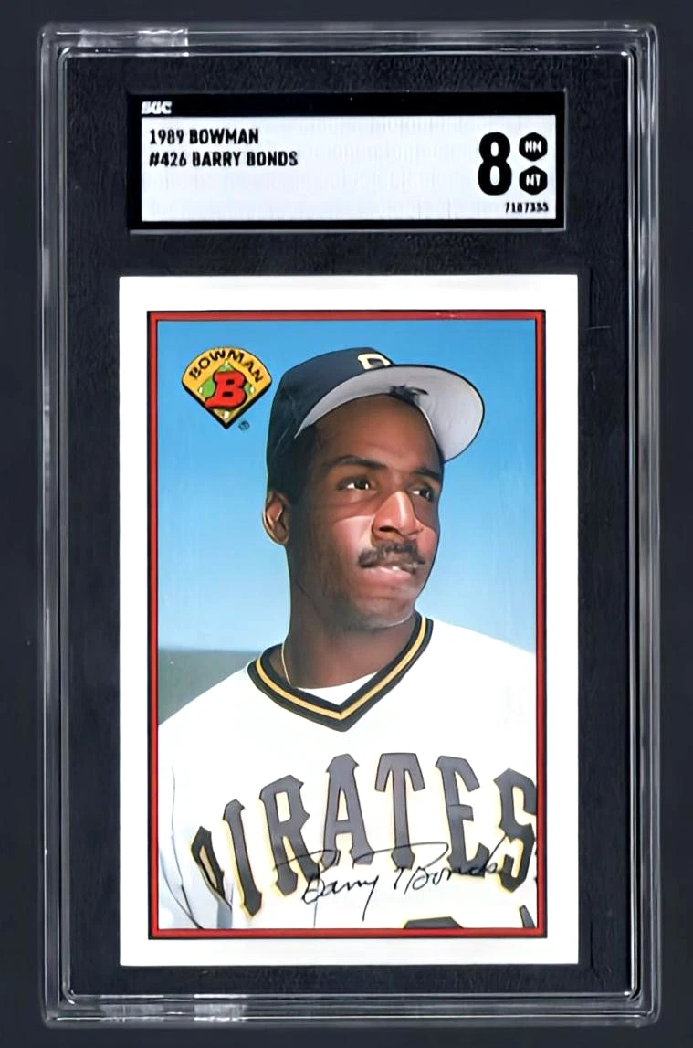 Bowman Barry Bonds Pittsburgh Pirates Baseball Sports Trading