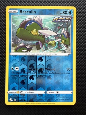 Basculin 070/264 Common Fusion Strike Pokemon Reverse Holo Lightly Played
