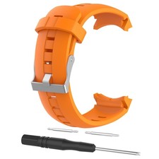Orange Silicone Watch Strap Wrist For SUUNTO AMBIT3 VERTICAL/Spartan Sport doe