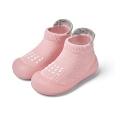 Baby Sock Shoes Baby Walking Shoes Infant Non-Slip Breathable Slippers with S...