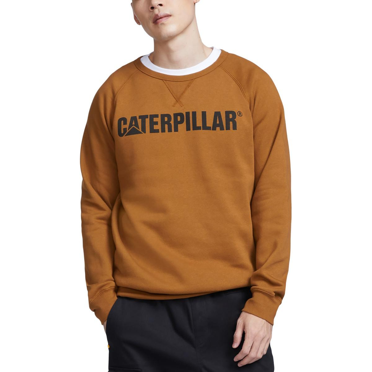 Мужская толстовка Caterpillar с золотым графическим логотипом Crewneck S BHFO 0100 2390₽