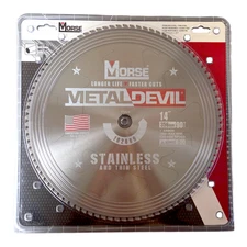 Mk Morse Metal Devil Steel Circular Saw Blade 14" x 90T x 1" 102889 MADE IN USA