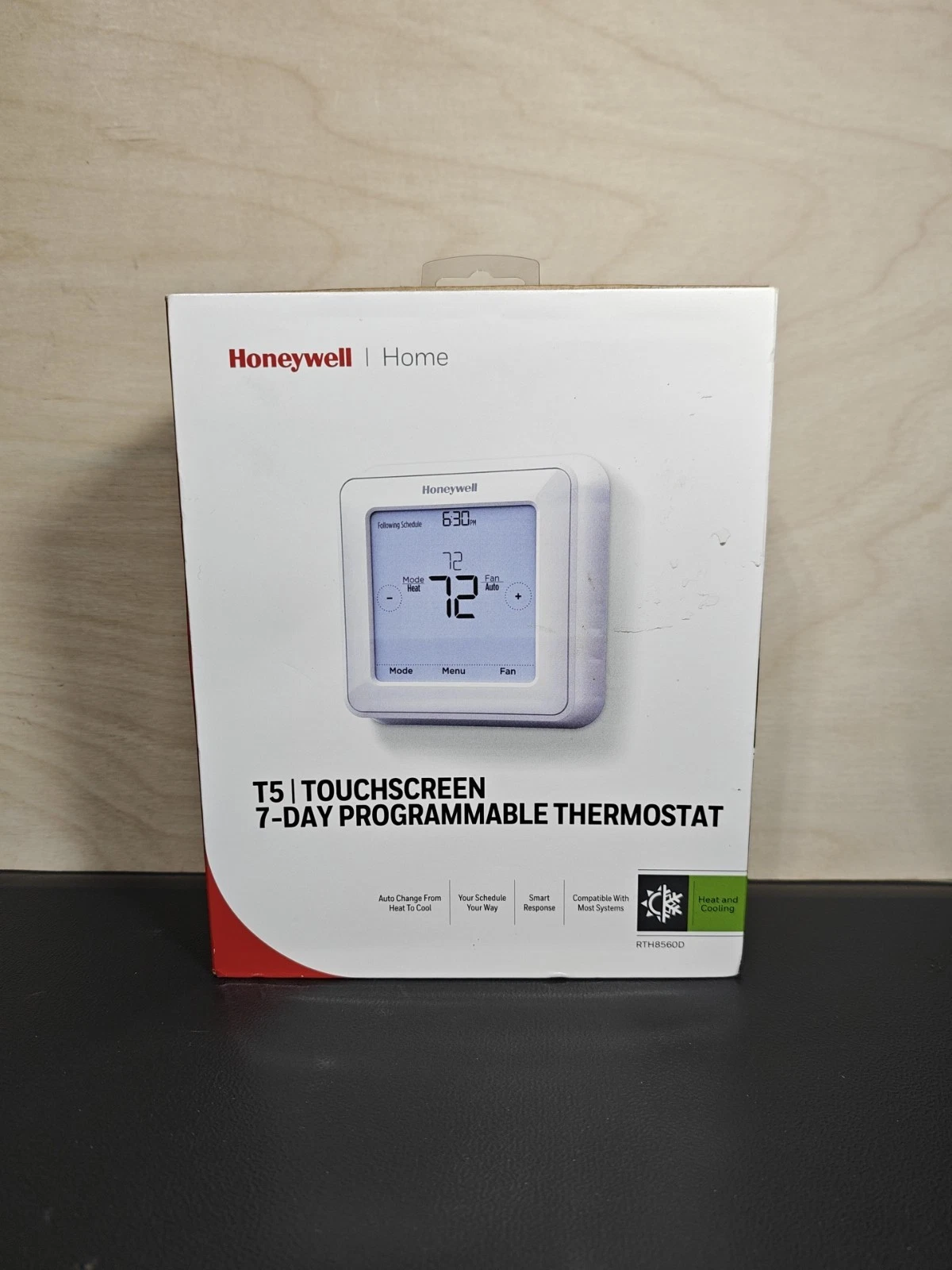 Honeywell Home T5 Touchscreen Programmable Thermostat RTH8560D 7Day Schedule NEW