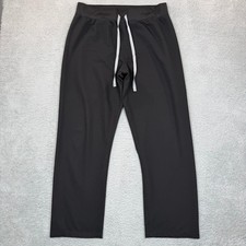FIGS Mens HW Livingston Black Scrub Pants Technical Collection XL W22SW2016