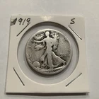 1919 S 50C Walking Liberty Half Dollar Exact Coin Shown ￼