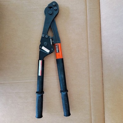 CRESCENT H.K. PORTER 869OCK 29'' RATCHETING GUYSTRAND CABLE CUTTERS EX. CONDITION