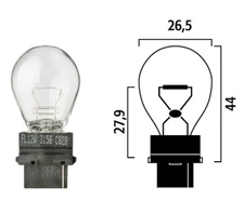 Ten Flosser 3156 Wedge Base Stop Brake Reverse Turn Signal Tail Light Bulbs