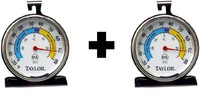 Taylor Classic Series Freezer/refrigerator Thermometer 3.25 Dial Xl (2-pack) on sale Taylor Classic Series Freezer/refrigerator Thermometer 3.25 Dial Xl (2-pack) on sale