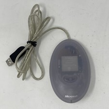 Microsoft 1013 Wireless Optical Mouse receiver 2.0 USB Clear Translucent