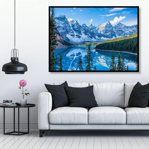 5D Diamond Art Painting Mountain, Large Diamond Painting Kits for Adults,Diy Ful - Picture 7 of 12