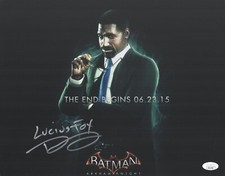 Dave Fennoy Signed 11x14 Batman Arkham Knight Lucius Fox Authentic Auto JSA COA