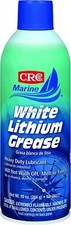 CRC Marine White Lithium Grease 10 Oz Aerosol Multi Purpose Lubricant 06037