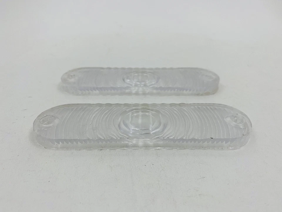 1963-1970 AMC RAMBLER PARK LAMP TURN SIGNAL LENS SET CLEAR COLOR NEW #826-SET - Image 2 of 4