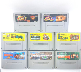 Nintendo Super Famicom w/game software Japan NSFC SFC SNES tested NTSC-J Used