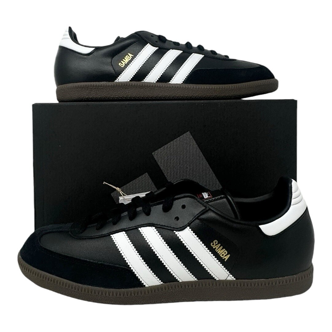 Adidas Men's Original Samba 019000 Black/White/Gum Size 11.5 | eBay