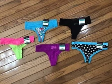 NWT NOBO No Boundaries Thong Panties Size Small  (LOT OF 5 Thongs)  (C16-3)