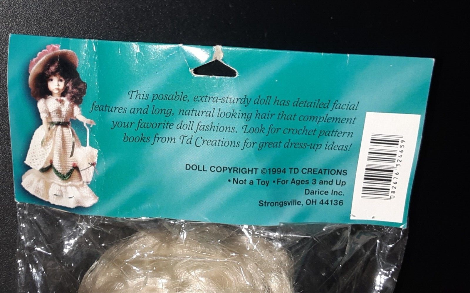 Vintage Darice Collectible Doll "Amanda" Blonde in Original Bag "Rare 1994" eBay