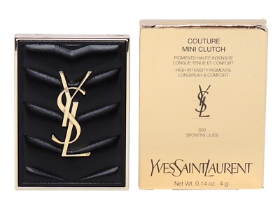 YVES SAINT LAURENT COUTURE MINI CLUTCH #600 SPONTINILILIES 4g .14oz EYE SHADOW