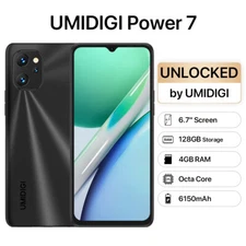 UMIDIGI Power 7 4GB+128GB 6.7'' Dual SIM 6150mAh Unlocked 4G Android Smartphone