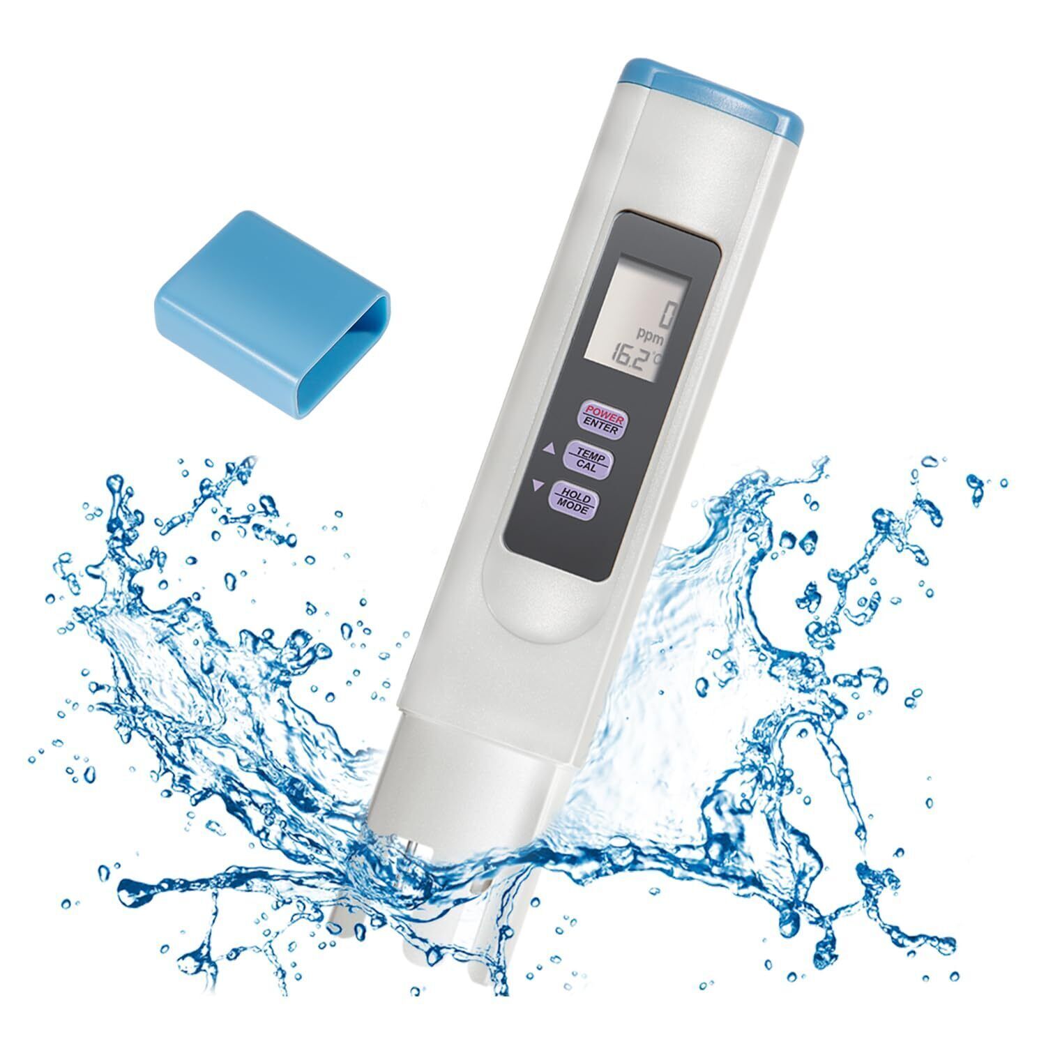 Medidor digital probador de salinidad SALT-3050 para piscina de agua salada y estanque de peces koi