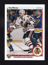 1990-91 Upper Deck Troy Murray #112 Chicago Blackhawks