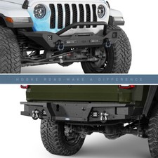 Front Rear Bumper Wwinch Plate Fit Jeep Gladiator 2020 2021 2022 2023 2024-2026 Front Rear Bumper Wwinch Plate Fit Jeep Gladiator 2020 2021 2022 2023 2024-2026