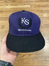 Vintage K State Wildcats Fitted Hat 7 1/8 Pro Line Cap Company Made In USA
