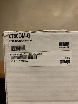DMP XT50DM-G alarm panel 58 Zones, Wireless Receiver, Medium Gray Enclosure.