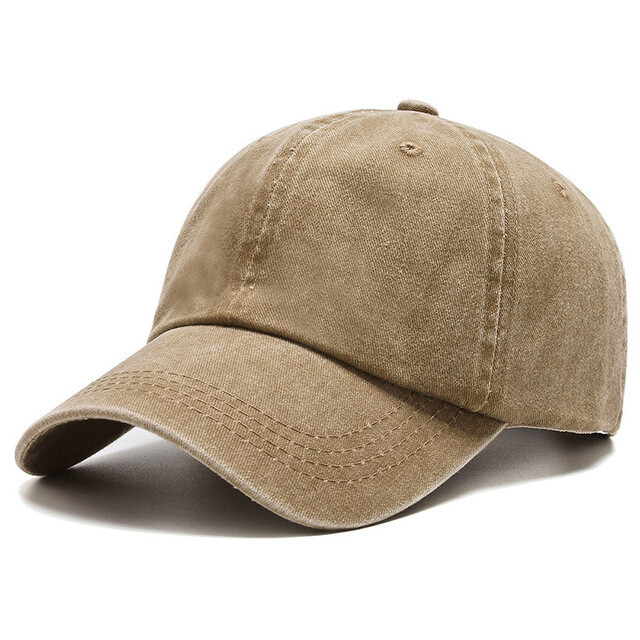 Zonbailon Men's Cap Women's Solid Color Baseball Cap All