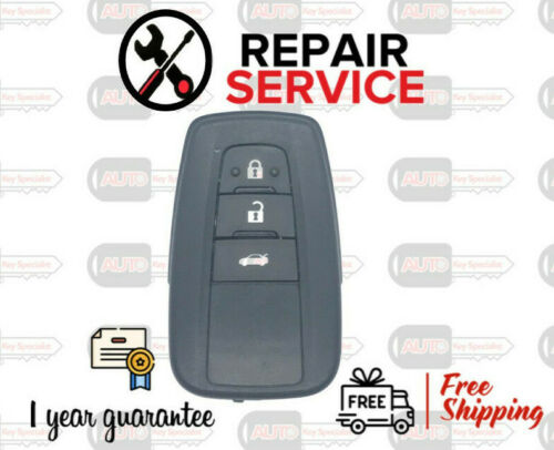 Service de réparation pour Toyota Corolla 3 boutons télécommande clé  - Photo 1 sur 4