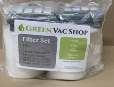 Green VacShop Vacuum Filters Set Compatible with Shark Rotator Pro Lift-Away