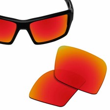 Polarized Replacement Lens for-OAKLEY Eyepatch 1 2 Sunglasses Orange Red UVA UVB